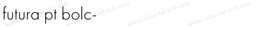 futura pt bolc字体转换